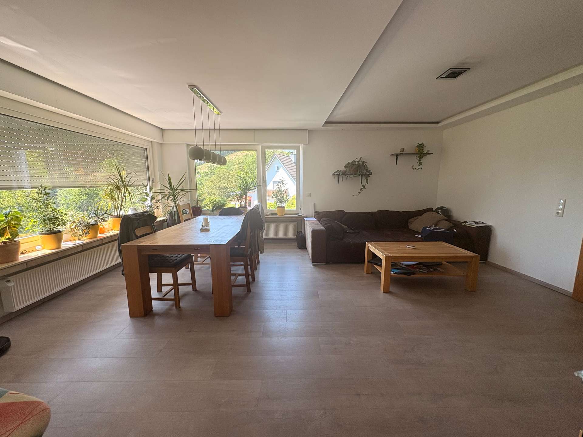 Wohnzimmer und Essbereich EG 